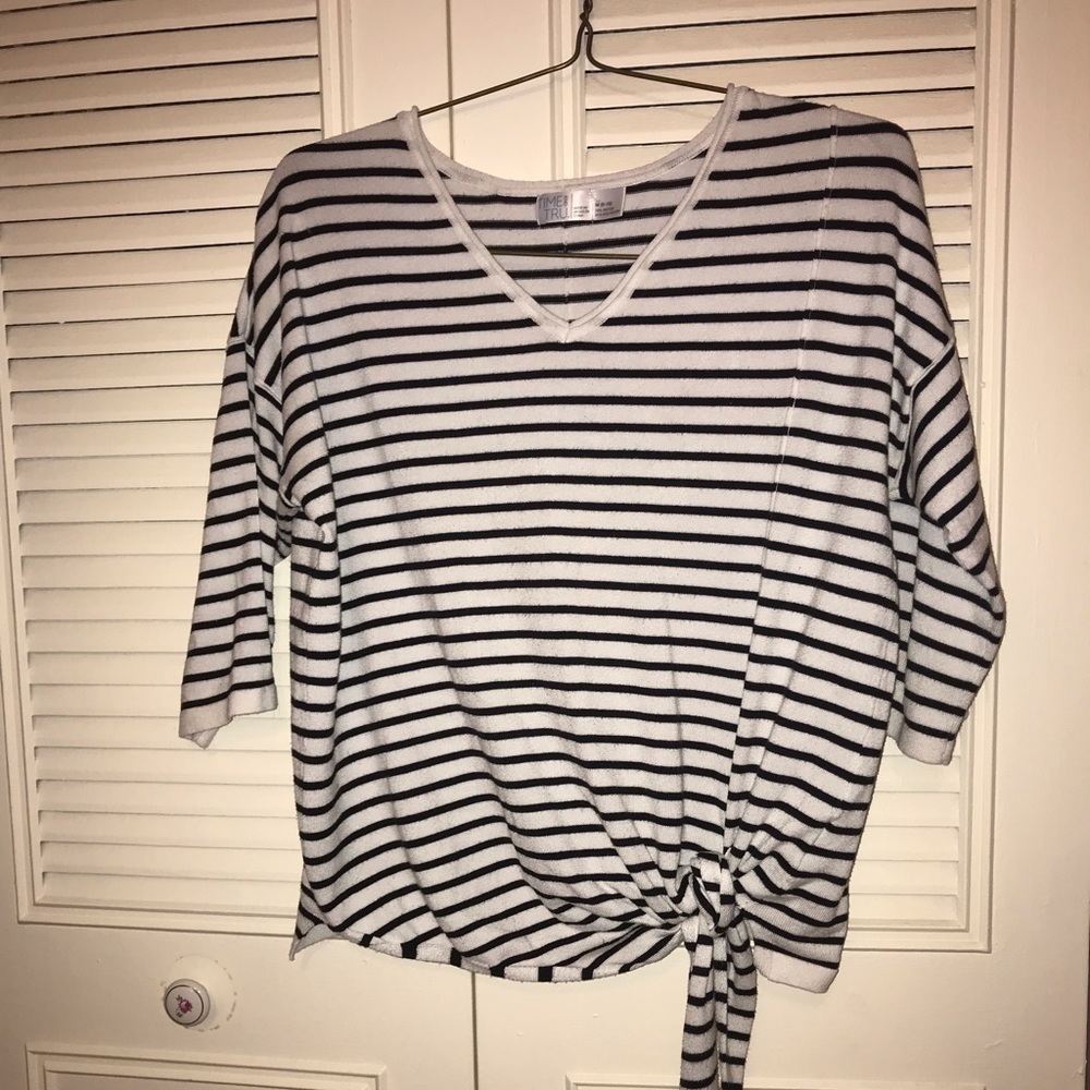 Striped 3/4 Sleeve